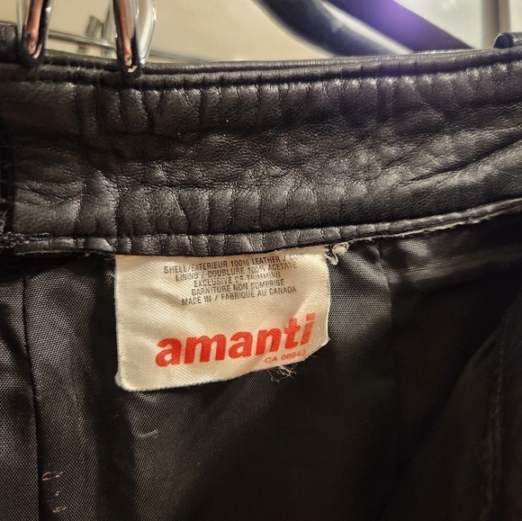 Vintage Leather Amanti Pants - Picture 2 of 3